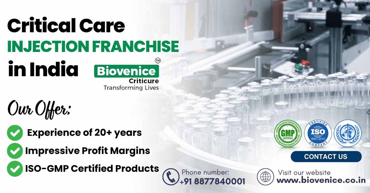 Leading Critical Care Injection Franchise: High-Quality ICU & Emergency Medicines available at Biovenice Criticure